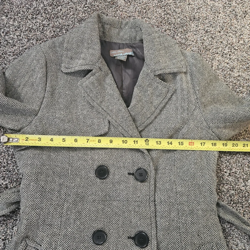 Doki Geki‎ Pea Coat Women's L Wool Blend